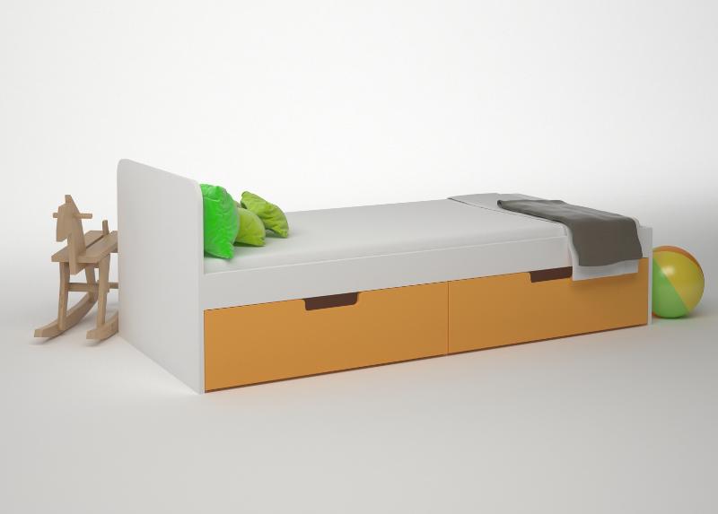 Кровать подъемная с ящиками